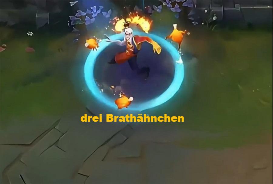 LoL Skin Swain - drei Brathähnchen